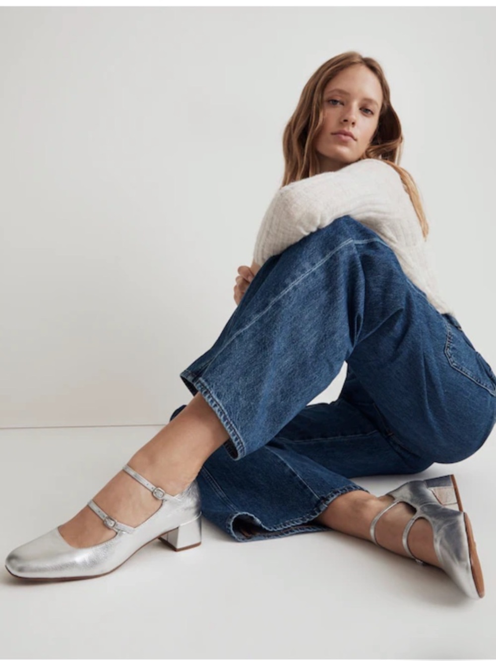 Madewell The Nettie Heeled Mary Jane